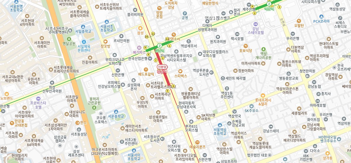 약도 — 서울특별시 강남구 강남대로 370, 4층(역삼동)